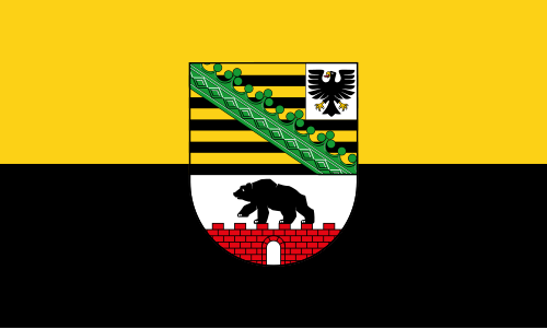 Bandera de Sajonia-Anhalt