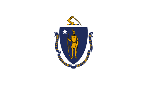 Drapeau : Massachusetts