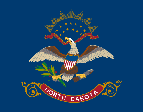 Drapeau : Dakota du Nord