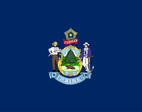 Drapeau : Maine