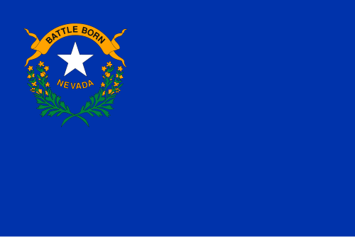 Drapeau : Nevada